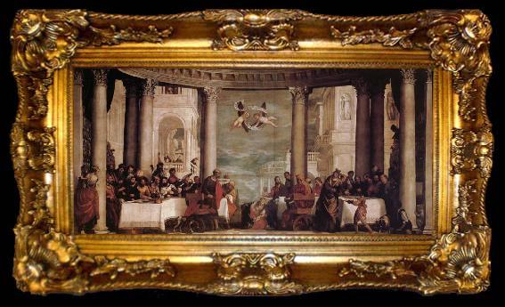 framed  Paolo Veronese Le Repas chez Simon le Pharisien, ta009-2